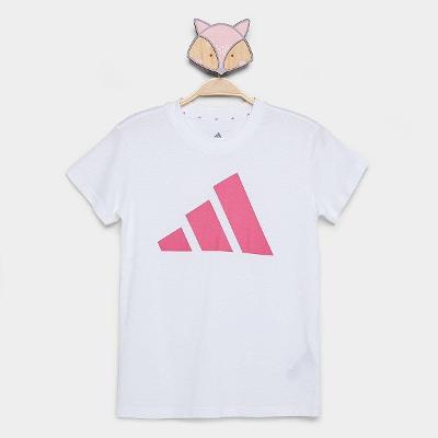 Camiseta Infantil Adidas Big Logo Menina