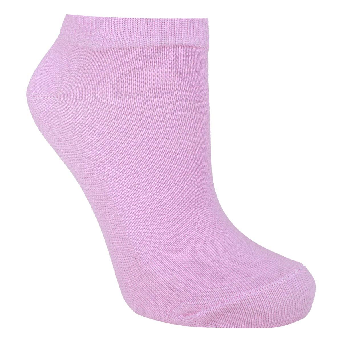 Kit Meia Cano Curto Infantil Cia Da Meia 6 Pares Menina - 2