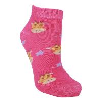 Kit Meia Cano Curto Infantil Cia Da Meia 6 Pares Menina