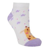 Kit Meia Cano Curto Infantil Cia Da Meia 6 Pares Menina - 7