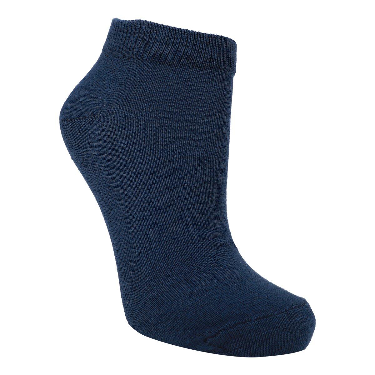 Kit Meia Cano Curto Infantil Cia Da Meia 6 Pares Menino - 3