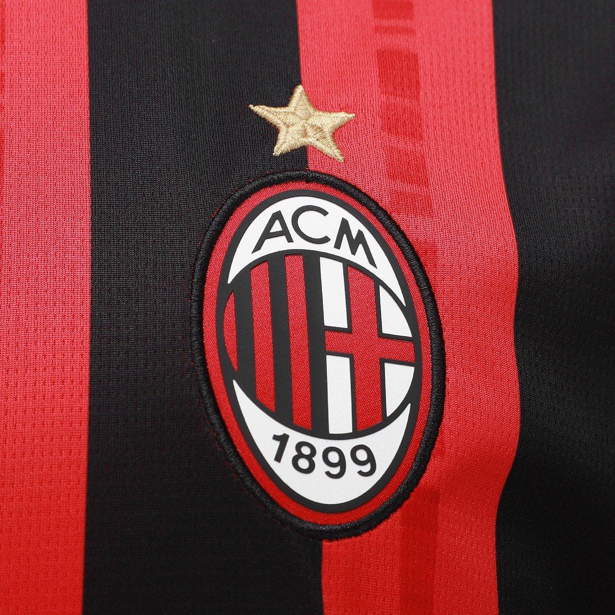 Camisa Milan Home 24/25 s/nº Torcedor Puma Masculina - 3