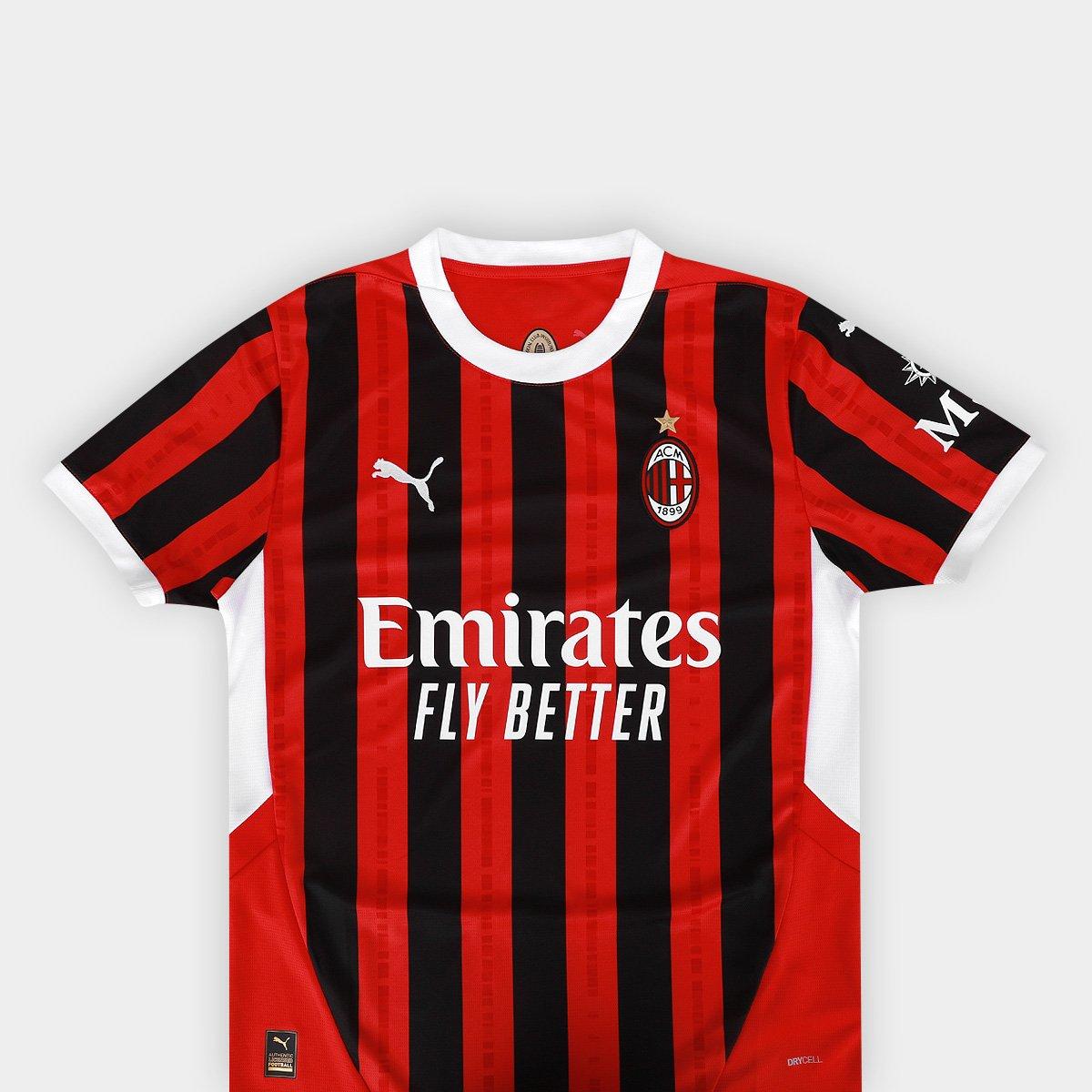 Camisa Milan Home 24/25 s/nº Torcedor Puma Masculina - 9