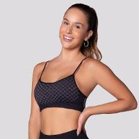 Top Selene Quadriculado Feminino - 1
