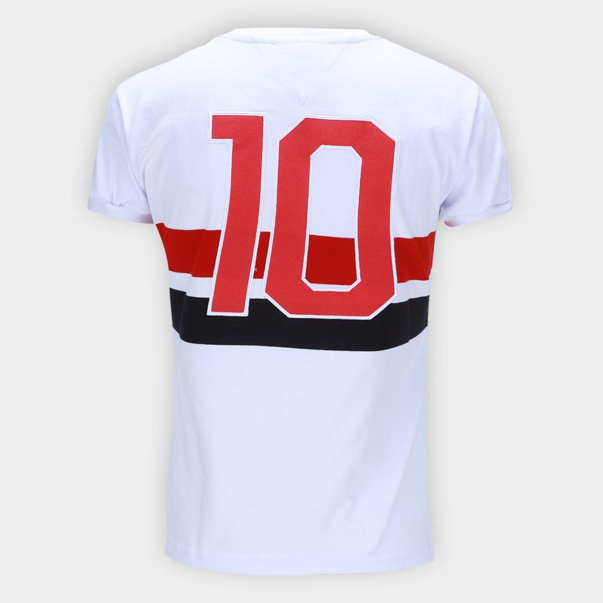 Camisa São Paulo Retrô 1970 Athleta Feminina - 2