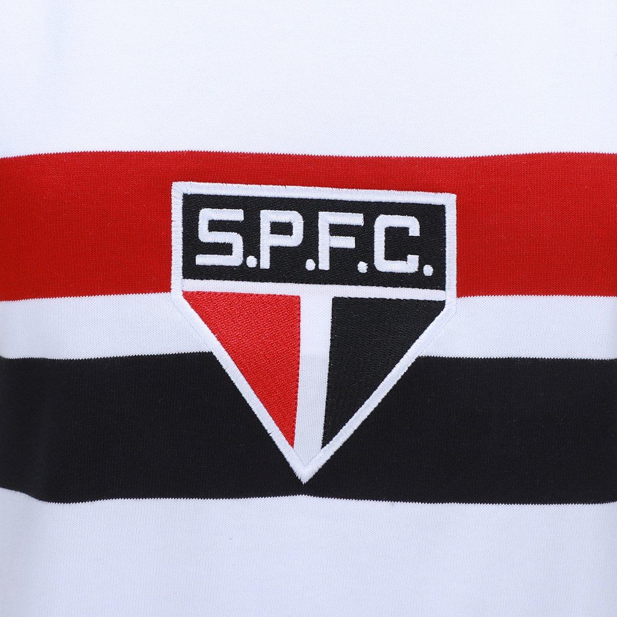Camisa São Paulo Retrô 1970 Athleta Feminina - 3