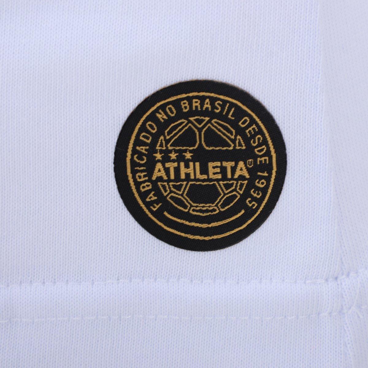 Camisa São Paulo Retrô 1970 Athleta Feminina - 4