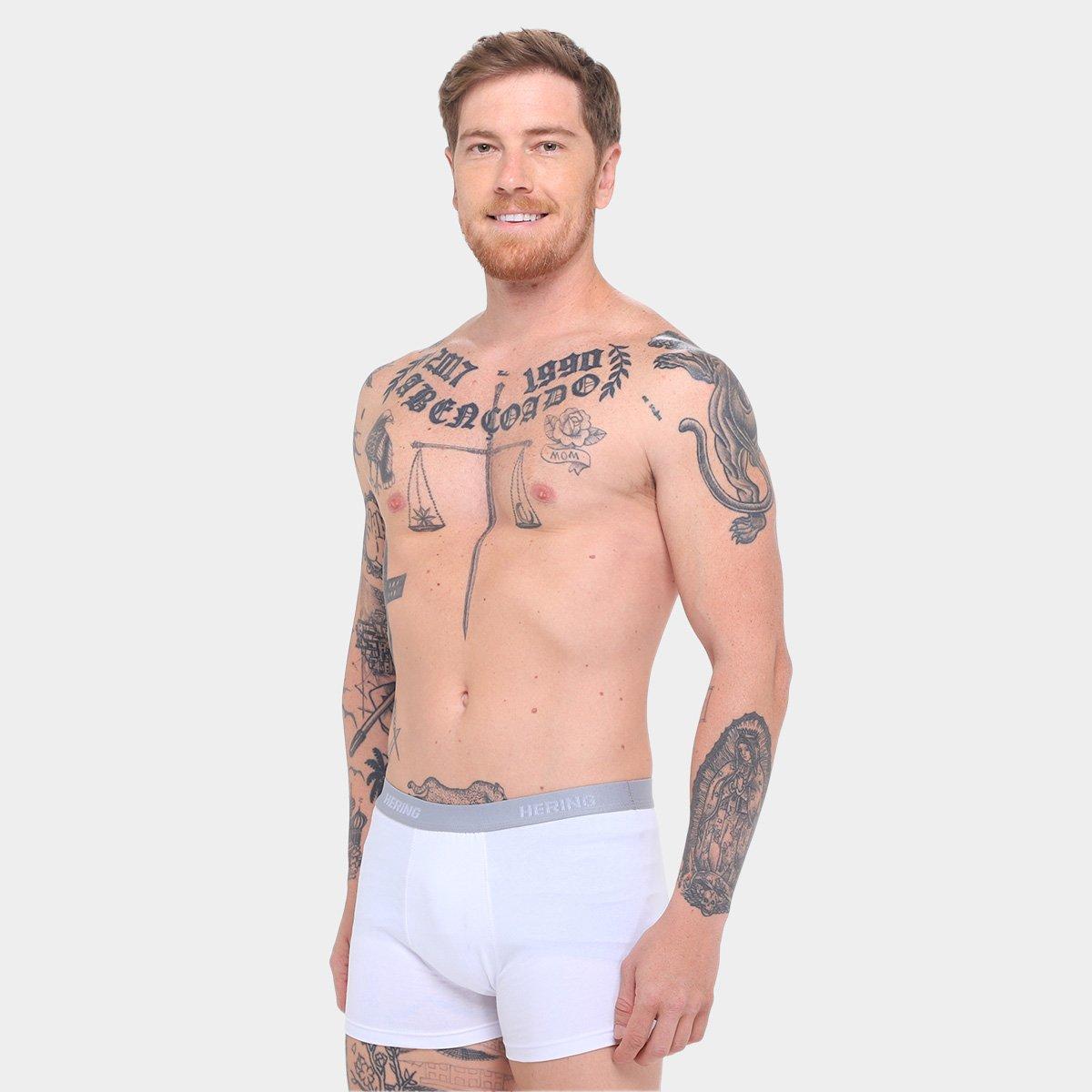 Kit Cueca Boxer Hering C 5 Peças - 4