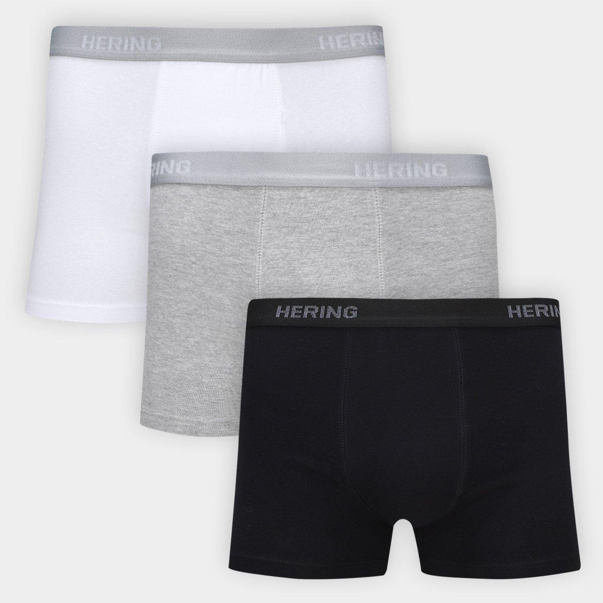 Kit Cueca Boxer Hering  3 Peças - 1