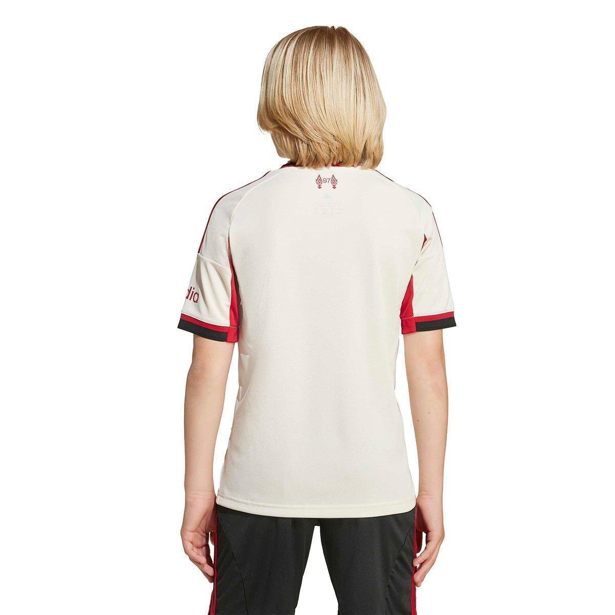 Camisa Infantil Away Liverpool 25/26 s/n Torcedor Adidas - 4