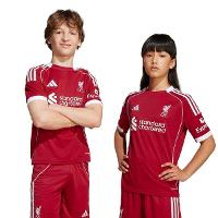 Camisa Infantil Home Liverpool 25/26 s/n Torcedor Adidas - 3