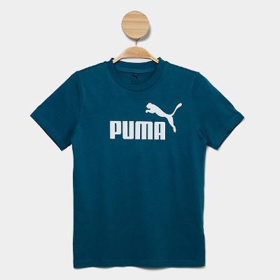 Camiseta Infantil Puma Logo Menino