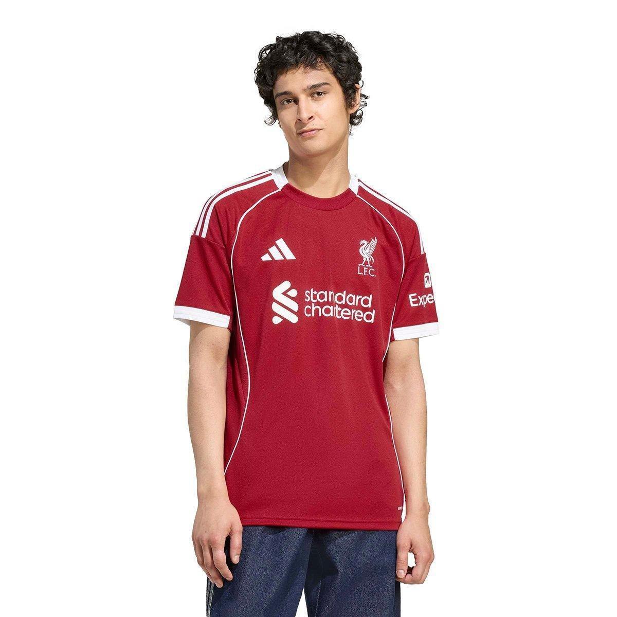 Camisa Liverpool Home 25/26 s/n Torcedor Adidas Masculina - 3