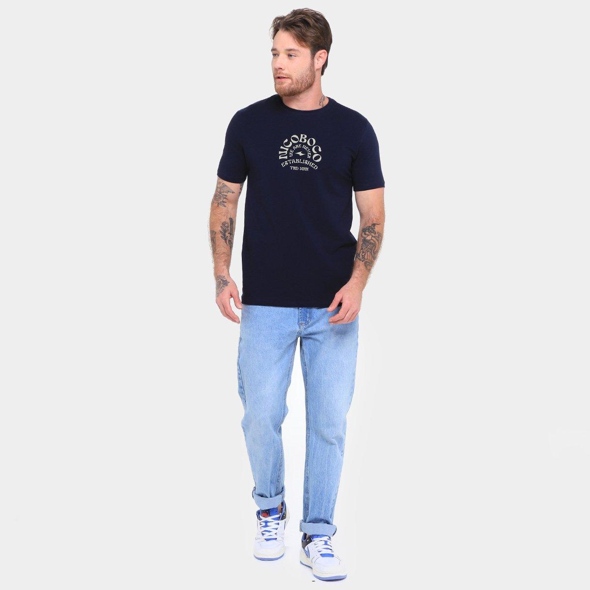 Camiseta Nicoboco Stretch Andros Masculina - 4