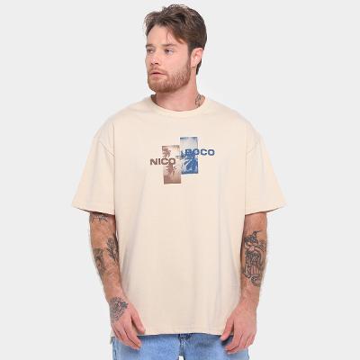 Camiseta Nicoboco Oversized Wilco Masculina