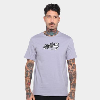 Camiseta Cavalera Indie Bicolor Print Masculina