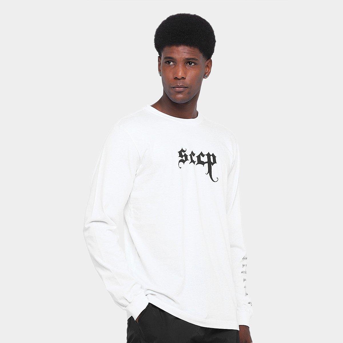 Camiseta Corinthians Manga Longa Masculina - 1