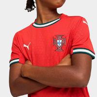 Camisa Infantil Seleção Portugal Home 25/26 s/n Torcedor Puma - 2