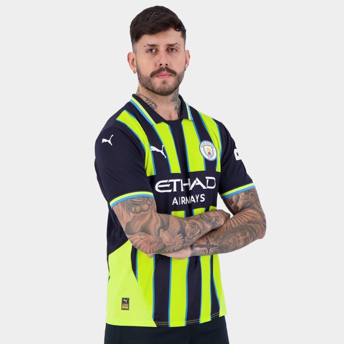 Camisa Manchester City Away 24/25 s/nº Torcedor Puma Masculina - 2