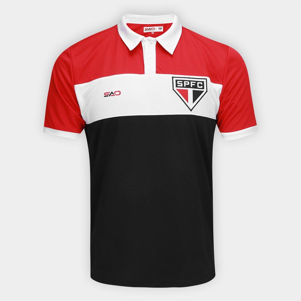 Camisa Polo São Paulo Masculina - 1