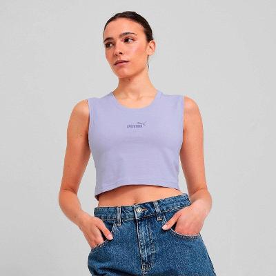 Camiseta Cropped Puma Slim Feminina