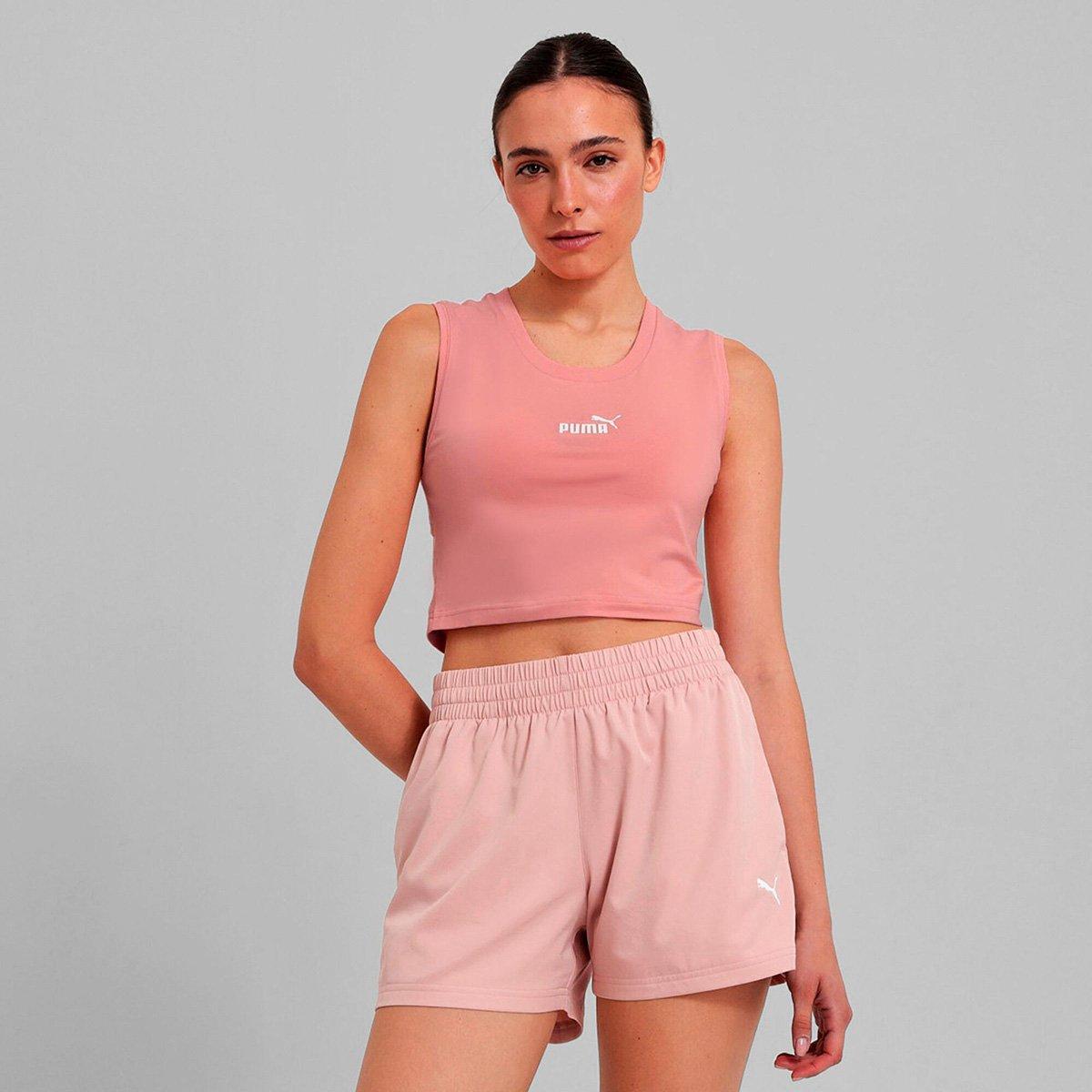 Camiseta Cropped Puma Slim Feminina - 1