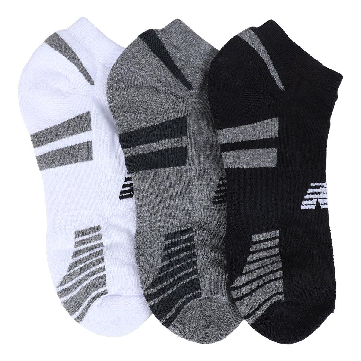 Kit Meia New Balance c/ 3 Pares Masculina - 5