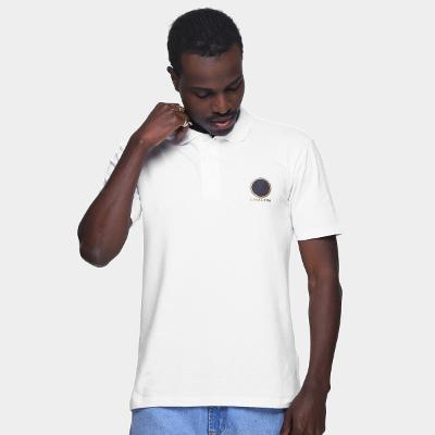 Camisa Polo Cavalera Brasão Foil Masculina