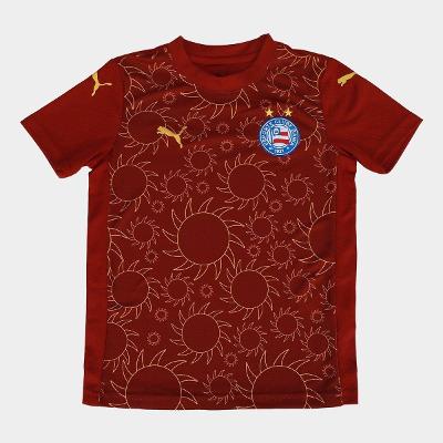 Camisa Infantil Bahia III 25/26 s/n Torcedor Puma