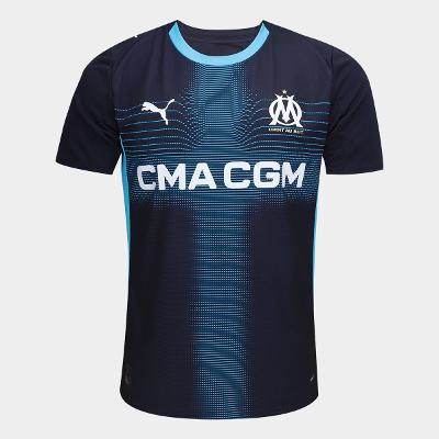 Camisa Olympique de Marseille Away 25/26 s/n Torcedor Puma Masculina