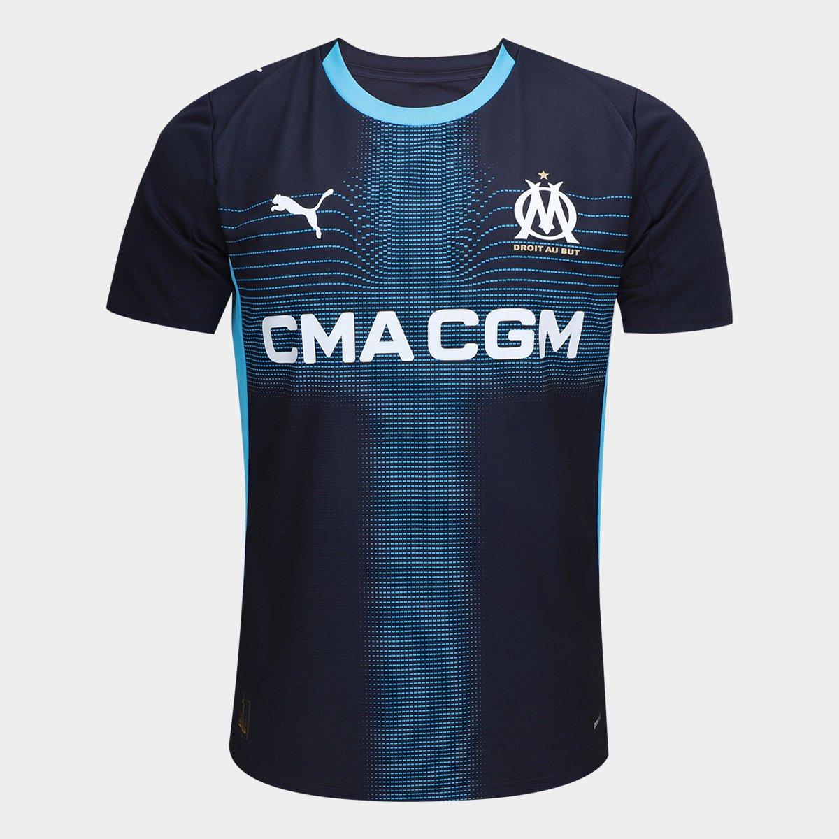 Camisa Olympique de Marseille Away 25/26 s/n Torcedor Puma Masculina - 1