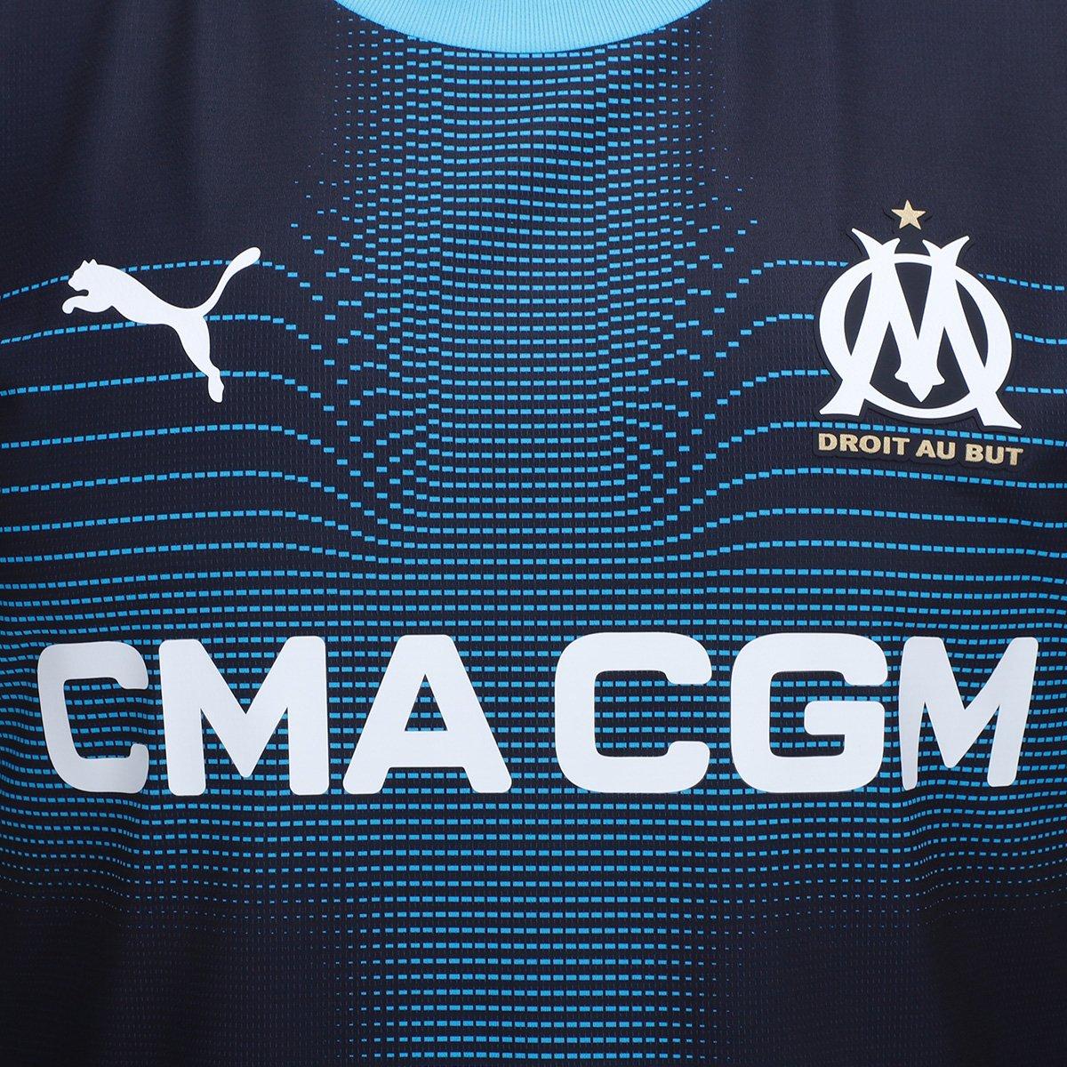 Camisa Olympique de Marseille Away 25/26 s/n Torcedor Puma Masculina - 3