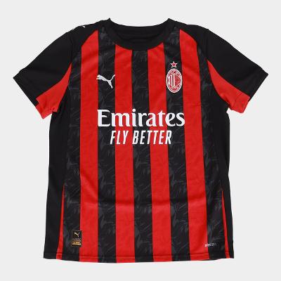 Camisa Infantil Milan Home 25/26 s/n Torcedor Puma