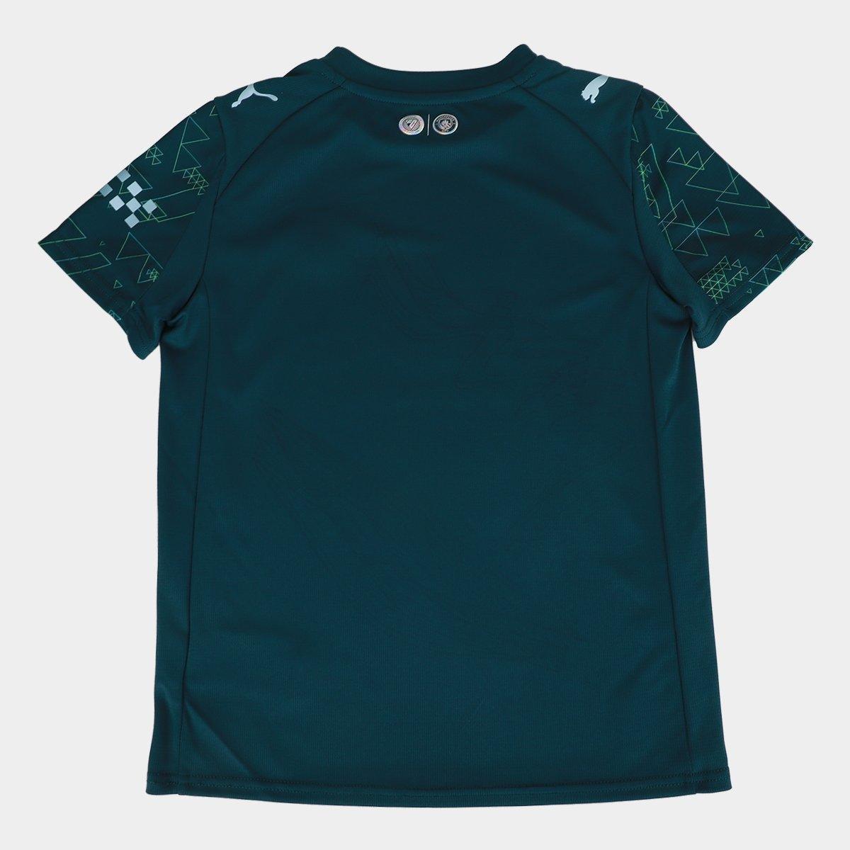 Camisa Infantil Manchester City Fourth 25/26 s/n Torcedor Puma Masculina - 2
