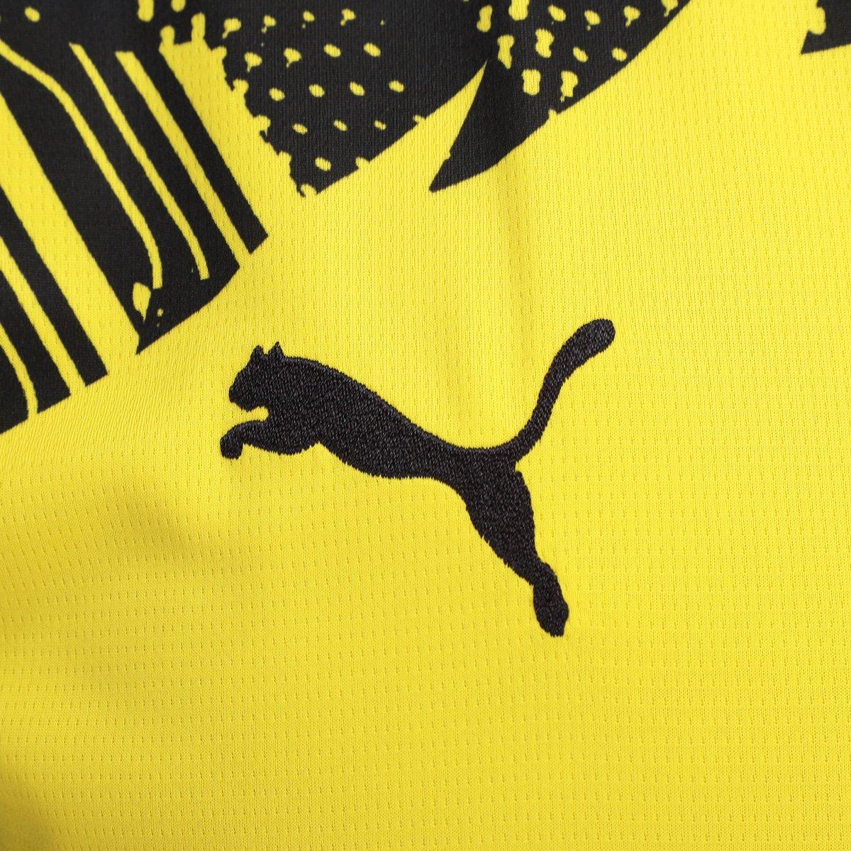 Camisa Borussia Dortmund Home 25/26 s/n Torcedor Puma Masculina - 8