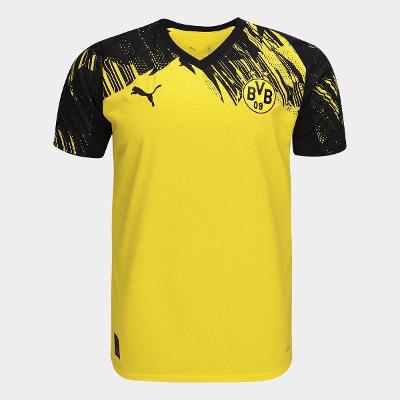 Camisa Borussia Dortmund Home 25/26 s/n Torcedor Puma Masculina