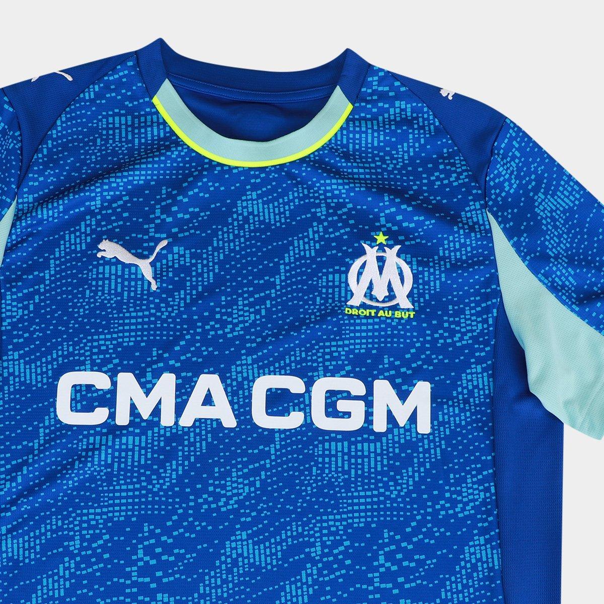 Camisa Olympique de Marseille Third 25/26 s/n Torcedor Puma Masculina - 3