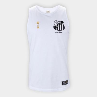 Regata Santos 1962 Bi Mundial Retrô Mania Masculina