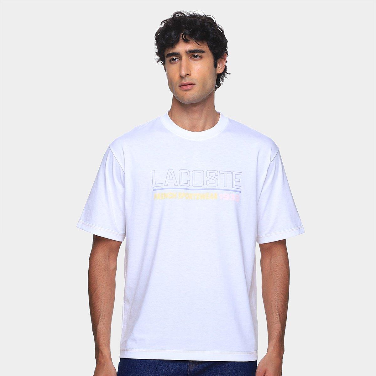 Camiseta Lacoste Estampada Masculina - 1