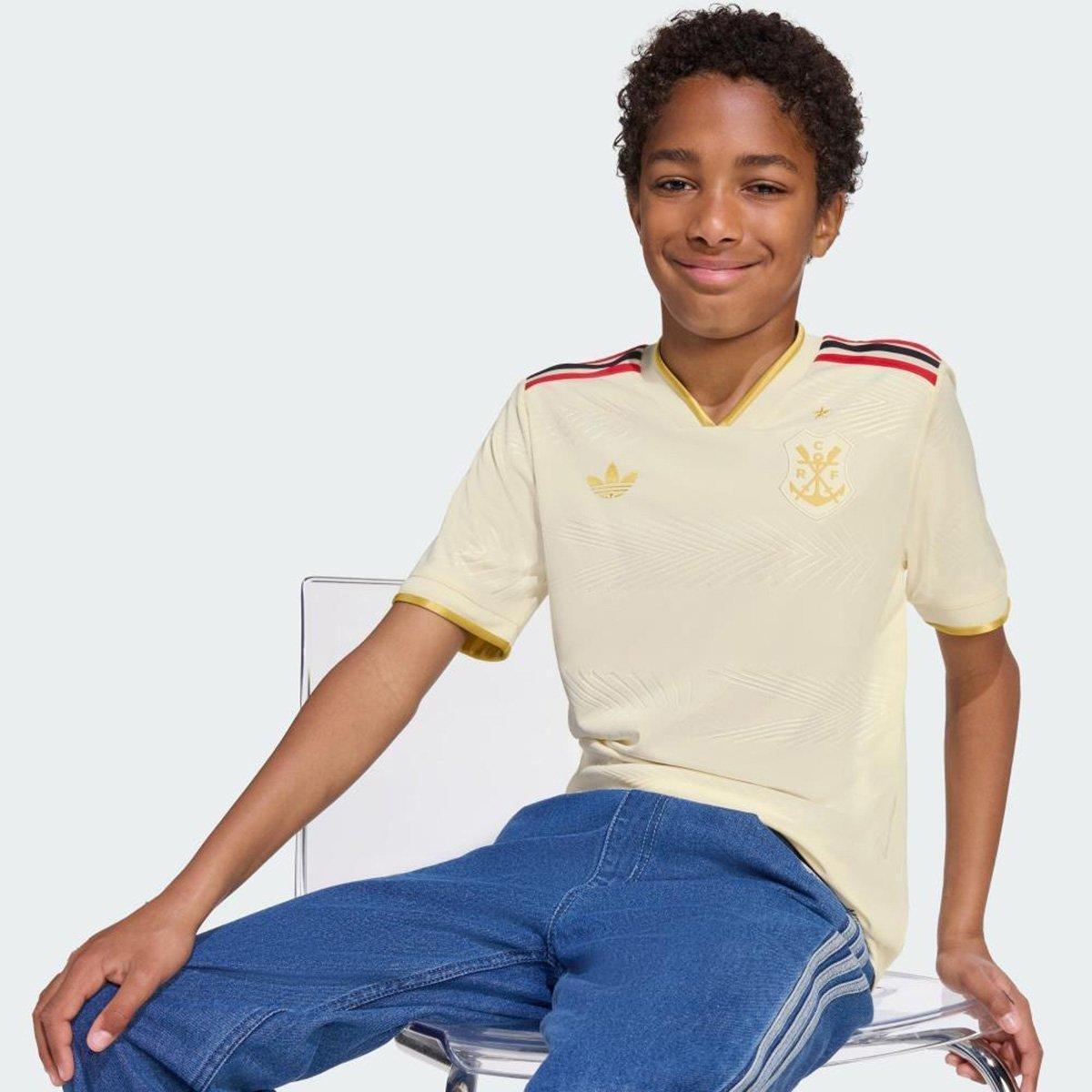 Camisa Infantil Flamengo III 25/26 Torcedor Adidas - 5