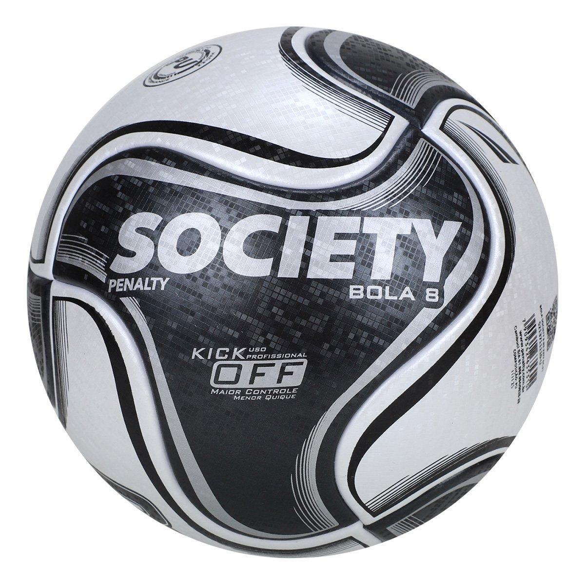 Bola de Futebol Society Penalty 8 N3 XXIV - 2