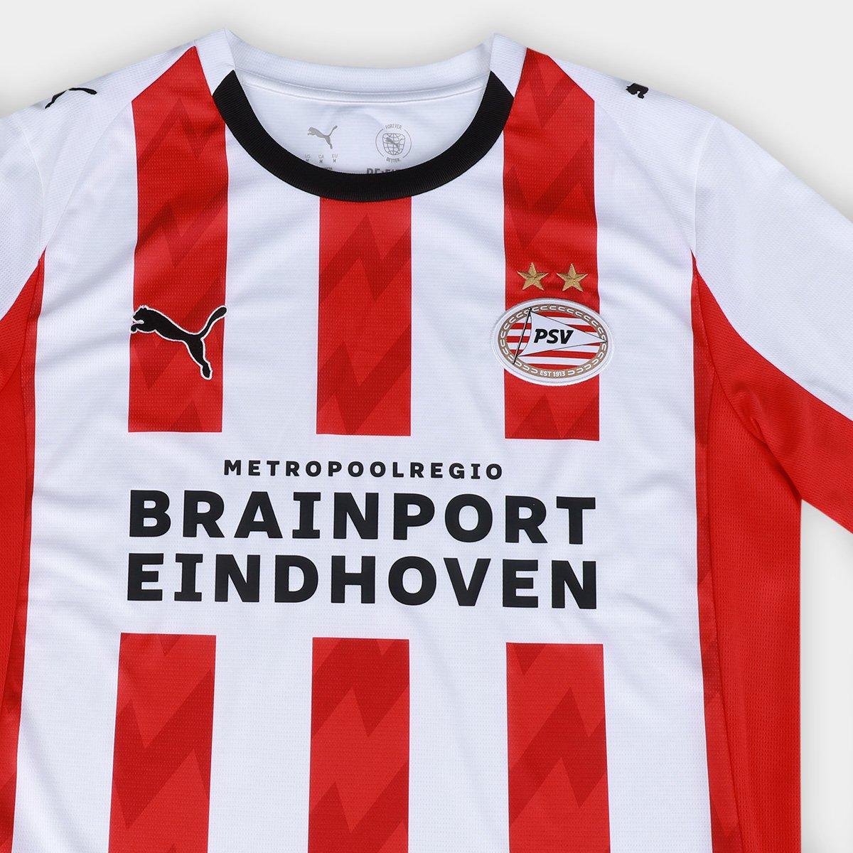 Camisa PSV Eindhoven Home 25/26 s/n Torcedor Puma Masculina - 9