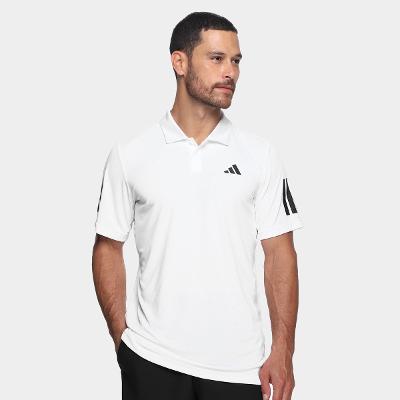 Camisa Polo Adidas Polo Club 3 Listras Masculino