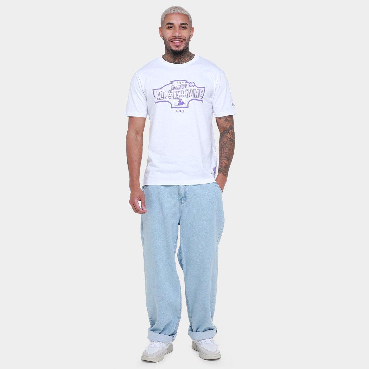 Camiseta New Era All Core Mlb Houast Whi Masculina - 5