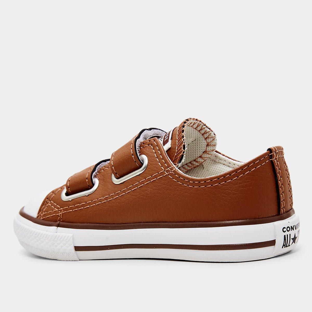 Tênis Infantil Couro Converse All Star Chuck Taylor 2V - 3