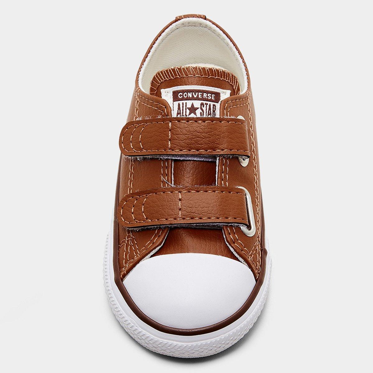 Tênis Infantil Couro Converse All Star Chuck Taylor 2V - 4