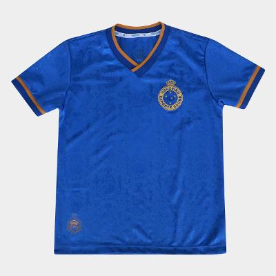 Camisa Juvenil Cruzeiro Triplice Coroa 2003 RetrôMania