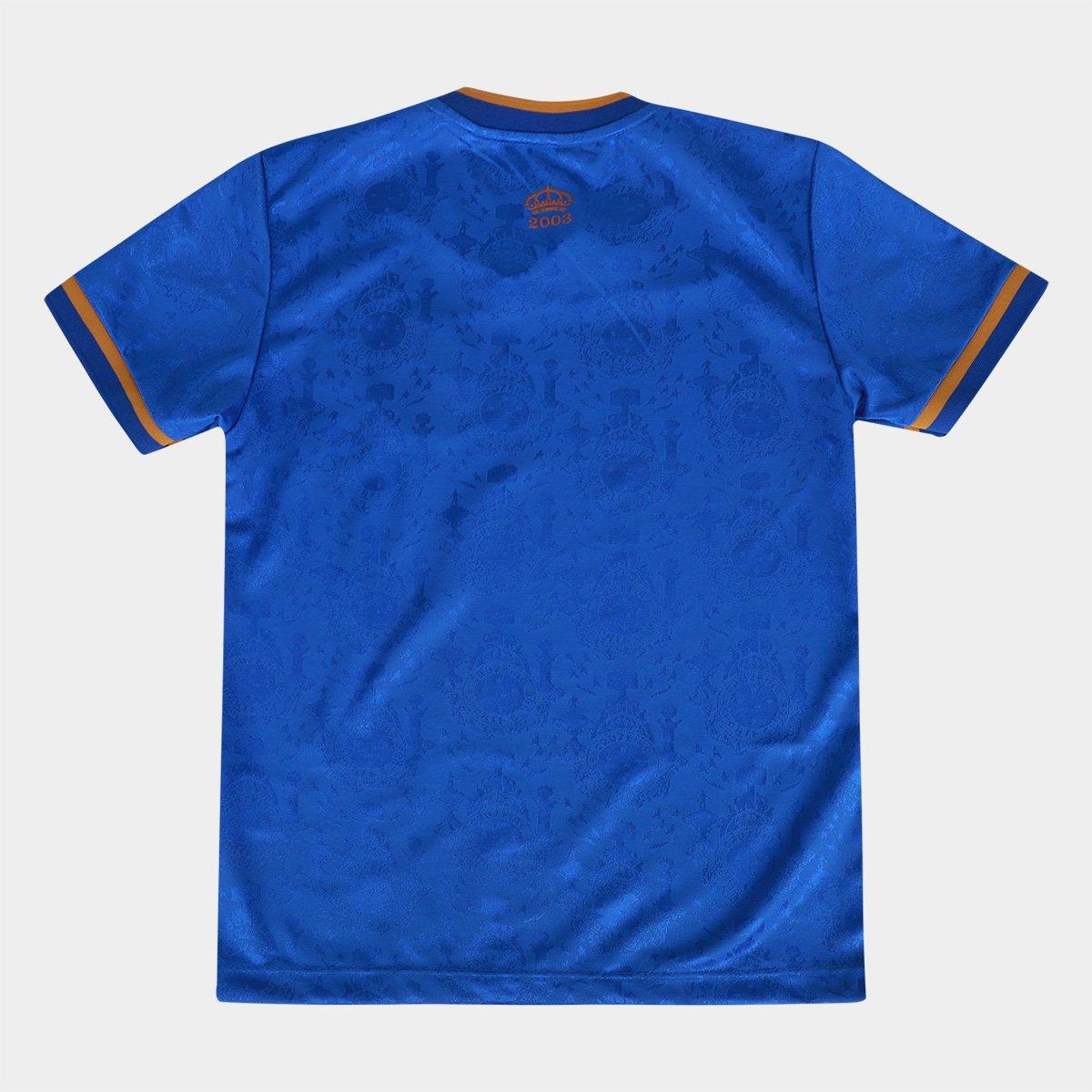 Camisa Juvenil Cruzeiro Triplice Coroa 2003 RetrôMania - 2