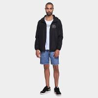 Jaqueta Corta Vento Hurley Bottle Com Capuz Masculina - 4