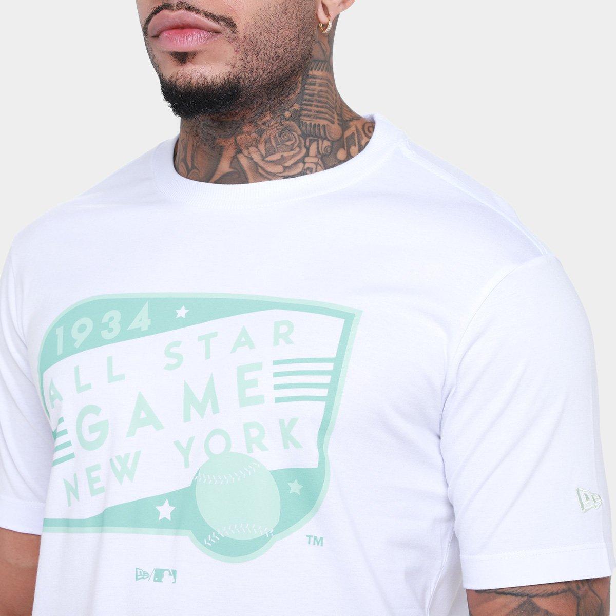 Camiseta New Era All Core Mlb Neymet Whi Masculina - 3